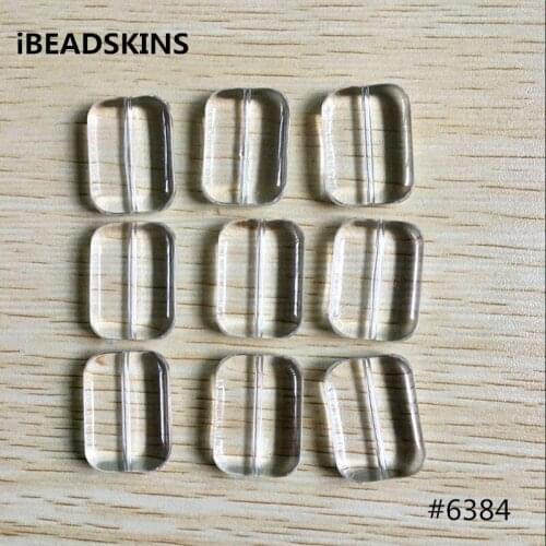 New arrival! 26x19mm 160pcs/lot clear Acrylic rectangle shape beads #6384 (Design as shown )