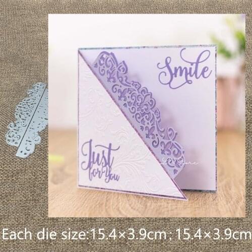 New Design Craft Metal stencil mold Cutting Die double sided Fleur De Lis scrapbook die cuts Album Paper Card Craft Embossing