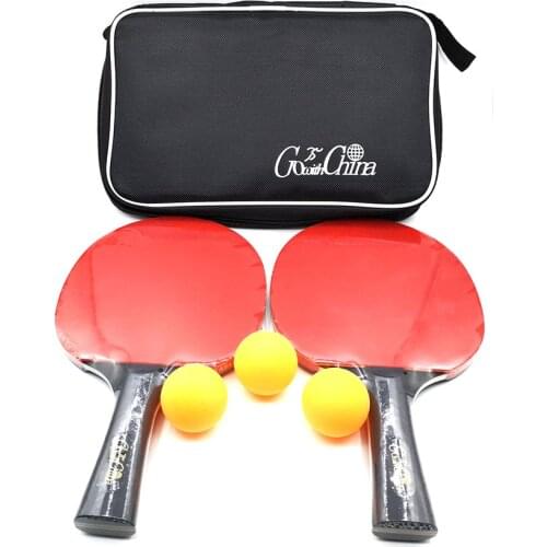 Ping Pong Table Tennis Racket Set, Ping pong Bat with 5 Layers Blade，ping pong padel,table tennis