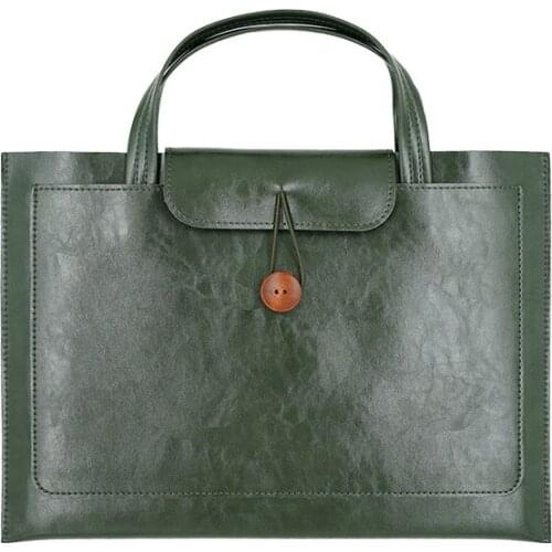 Portable briefcase Laptop case brief case Designer leather bag Laptop bag for men Waterproof Business Briefcases Document bags