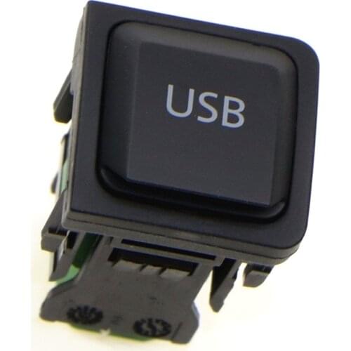 Car interior USB Input Switch Socket Connector Surface For RCD310 RCD510 RNS315 Golf 5 MK5 6 MK6 Rabbit Scirocco 5KD 035 726 A