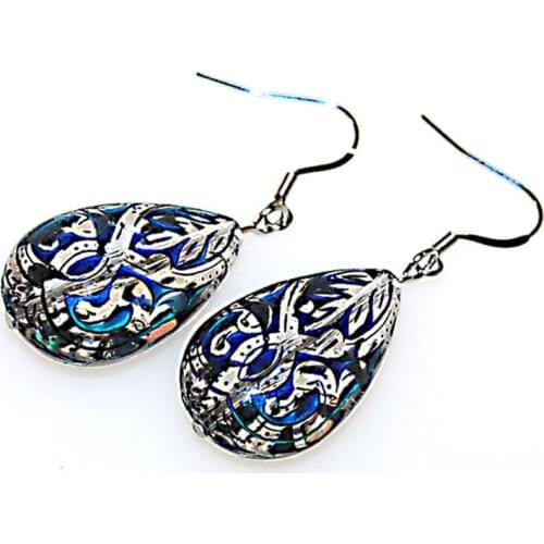 Waterdrop Mood Earrings With Stainless Steel Fishhook Mirage Teardrop Beads Earring For Women Gift