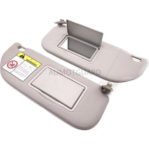 Overhead Console Interior Sunvisor With Mirror Front Visor Assembly For Peugeot 301 Citroen Elysee(2014-2017) Sun Visor