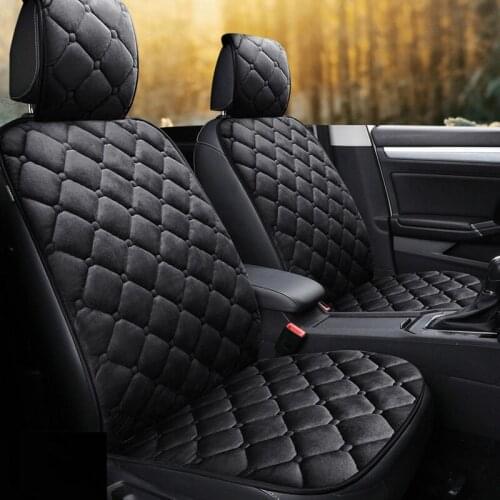 Flocking Cloth Not Moves Car Seat Cushions Non Slide Cushion Universal Keep Warm Winter Accessorie For Q3Q5 RU2 X20
