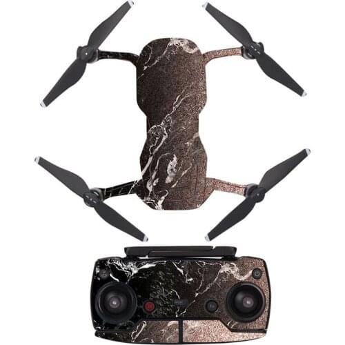 Marble Texture Style Decal Skin Sticker For DJI Mavic Air Drone + Remote Controller + 3 Batteries Protection Film Cover A0201