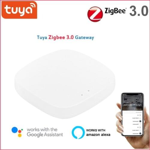 Tuya ZigBee3.0 Smart Gateway Hub Smart Home Bridge Smart Life APP Wireless Remote Controller Works With Alexa Google Home