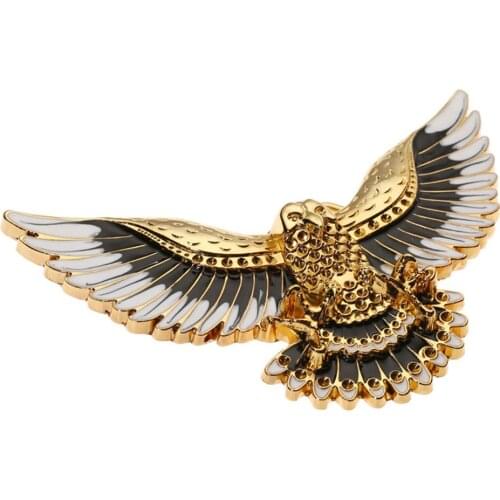Gold flying eagle cowboy belt buckle for man western cowboy buckle without belt custom alloy width 4cm