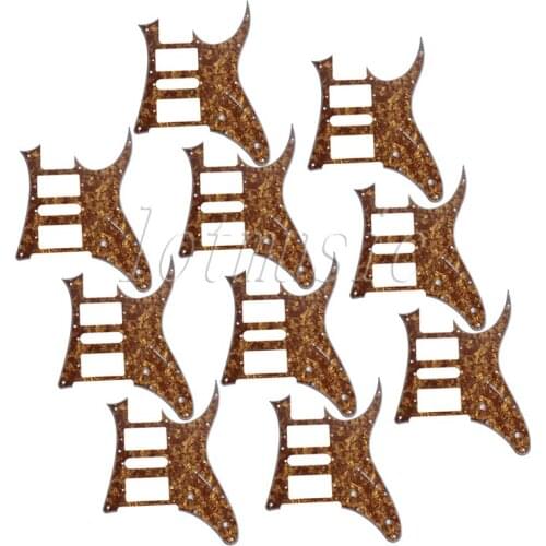 10Pcs Cinnamon Pearl HSH Guitar Pickguard For Ibanez RG250 Style Replacement