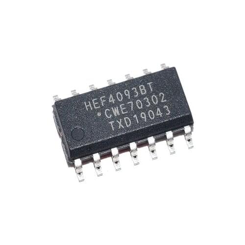 10PCS HEF4093BT SOP14 HEF4093 HCF4093 CD4093BM Logic gate Quad NAND Schmitt 2-input trigger New Original