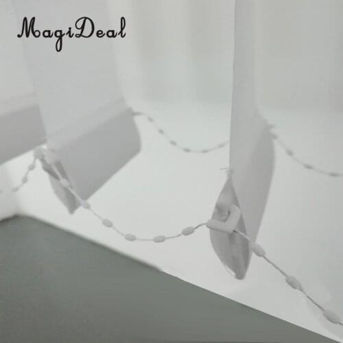 2Pcs 10 METRES OF PROFESSIONAL 3.5''inch (89MM) VERTICAL BLIND BOTTOM CHAIN PARTS/ SPARES