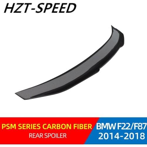 2014 - 2018 For BMW 2 Series F22 F87 Modified PSM Carbon Fiber Rear Window Roof Spoiler Rear Roof Spoiler for BMW