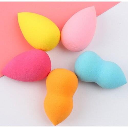 4/12pcs Mini Soft Cosmetic Puff Concealer Foundation Powder Hydrophilic Sponge Makeup Egg Dry Wet Use Puff Make Up Beauty Tools