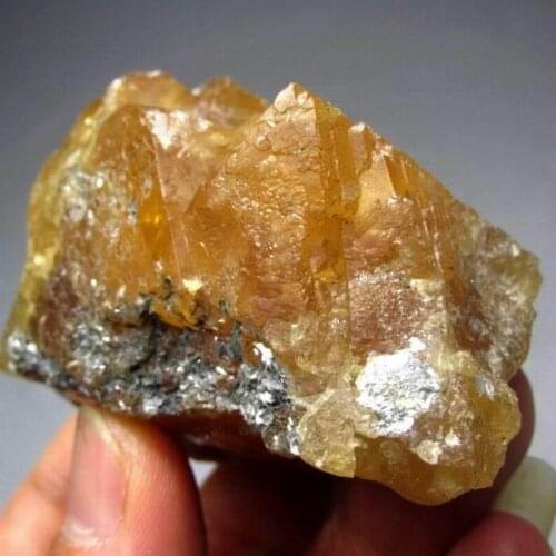 440g Scheelite Cluster w/ Muscovite Terminated - crystals and stones healing Mineral specimen Home Decor feng shui decoration