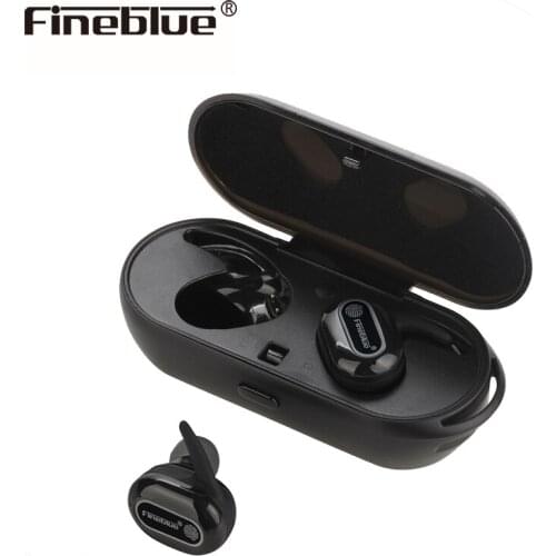 Fineblue TWS R10 Mini Bluetooth Headset Wireless Earphone TWS Earbuds With Charging Box Noise Reduction Touch Earphones LN