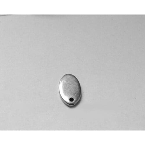 Bijioux, Stainless Steel Link Tags for Chain, Laser Logo Customize, Branding Label, Jewelry Accessories,Wholesale WCN066