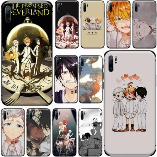 Anime Promised Neverland Phone Case For Huawei honor Mate P 9 10 20 30 40 Pro 10i 7 8 a x Lite nova 5t Soft silicone funda
