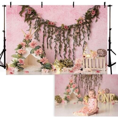Photography Backdrops Newborn Baby Flower Floral Photographic Studio Photo Background Birthday Decorations Prop NB-387