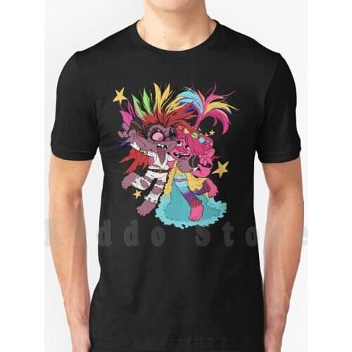 Just Sing T Shirt Print For Men Cotton New Cool Tee Trolls Trolls World Tour Poppy Barb