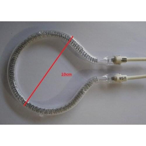 10cm diameter halogen tube heater heating tube type heat pipe 1000W bat FGH-10A halogen tube