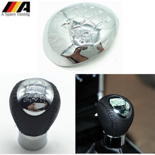 Chrome Car Styling Stick Gear Shift Knob Emblem Badge Cover Cap For Mazda 3 5 6 XEDOS CA Premacy 323 626 GE Premacy CP MPV LW