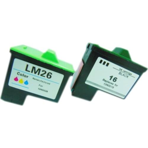 Vilaxh 16 26 Lexmark Ink Cartridge For Lexmark Printer 16 26 I3 X1110 X1130 X1140 X1150 X1155 X1160 X1170 X1180 x1185 X1190 X119