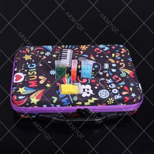 Diamond Painting Storage Containers,80 Slots Beads Storage Organizer Case for Diamond Embroidery Painting Art Accessories Sewing