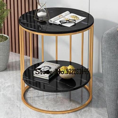 Round Table Side Table Sofa Side Table Living Room Simple Small Family Mini Simple Modern Creative Tea Table Small Table