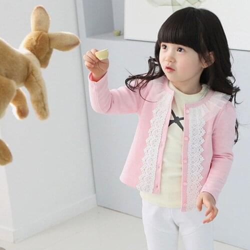 Lovely Baby Toddler Infant Girls Fur Fleece Cardigan Jacket Coat Knit Sweater Outwear Cute Clothes