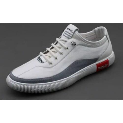 High Quality Men Shoes Breathable Casual Sneakers Fashion Lace Up Men Flats Young Man Walking Shoes White Men Sport Shoes 2.5