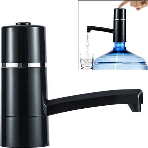 Water Pump Portable Push-button Wireless Rechargeable Electric Dispenser with USB Cable and 304 Stainless Steel Tube