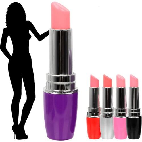 Portable Lipsticks Vibrator Mini Secret Bullet Vibrator Clitoris Stimulator G-spot Massage Sex Toys for Woman Masturbator Quiet