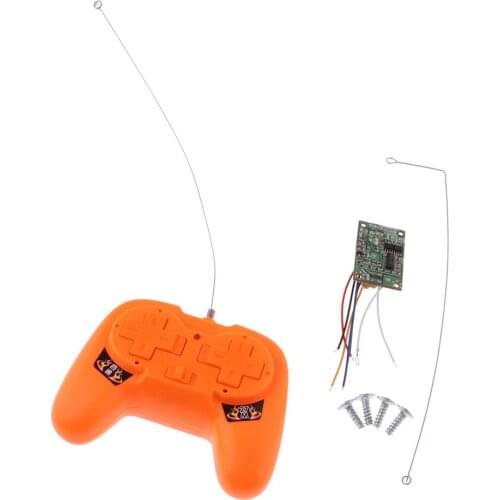 Remote Controller Transmitter Receiver Set Kids RC Toy Car Parts Orange