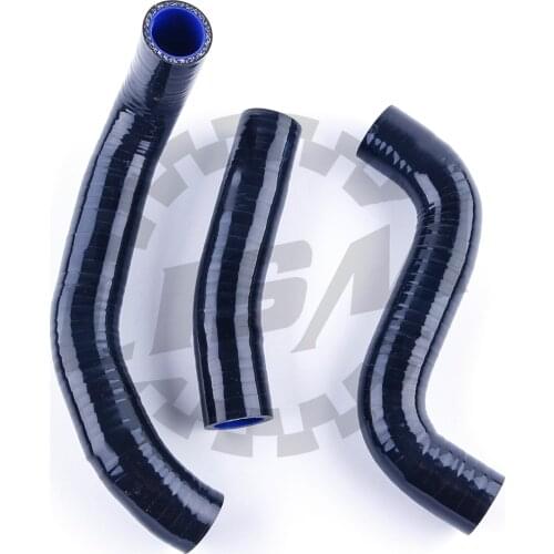 Silicone Radiator Coolant Hose For 1999-05 KAWASAKI ZRX1100 /ZRX1200R Black Version