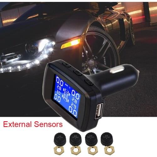 BigBigRoad Car TPMS Tire Pressure Monitoring System For Saleen 507 Tata Altroz WEY VV5 VV6 VV7 GT ISUZU D-MAX mu-X