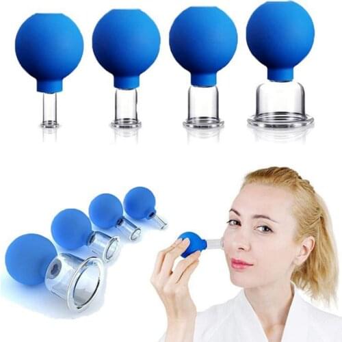Glass Facial Cupping Set Thearpy Vacuum Suction Cup for Body Face Massager Cup Health Care