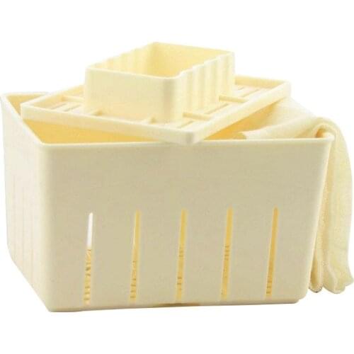 Tofu press mold maker plastic material homemade free cloth mat Bakeware Moulds kitchen tools utensil
