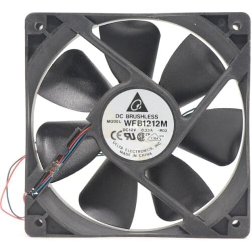 New Delta 12CM 12025 WFB1212M 12V 0.33A Gale Silent Cooling Fan