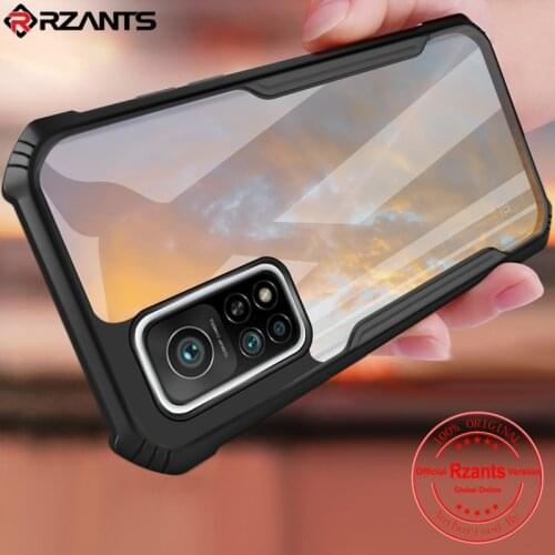 Rzants For Xiaomi Mi 10T / 10T Pro Case Hard [Blade] Shockproof Slim Crystal Clear Cover funda Casing