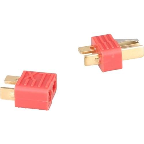 100 pairs XT plug male female deans style with Golden grip T plug Anti-skid For RC ESC Battery 40% Off