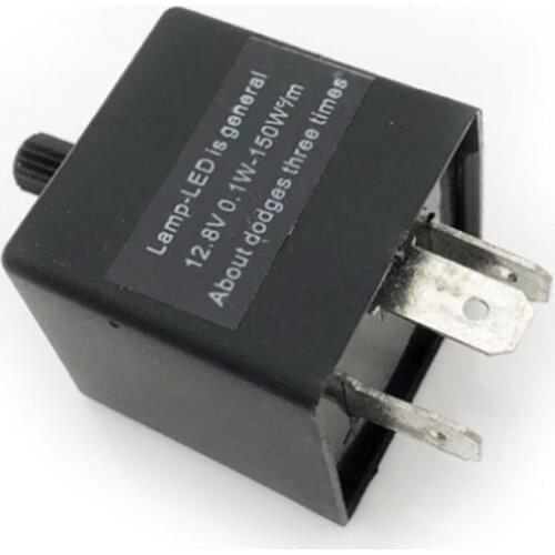 12V 3-Pin LED Electronic Flash Relay For Car Steering Dimmable Sign Car Accessories Autotools