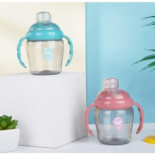 260ML Sippy Cup Leak-Proof Safety Feeding Duckbill Bottle Kids Baby Training Drinking Bottles Cups Infant Water Milk Bottle