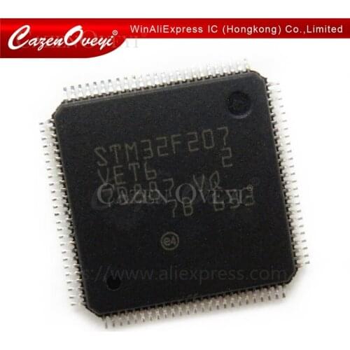 5pcs/lot STM32F207VET6 STM32F207 QFP-100 In Stock