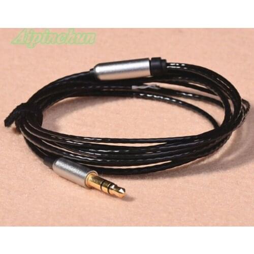 Aipinchun Good Quality 3.5mm 3-Pole Jack DIY Earphone Audio Cable Replacement Headphone Silver-Plate OFC Wire Cord AA0229