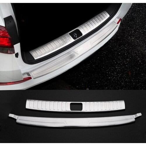 ACCESSORIES FIT FOR HYUNDAI TUCSON TL 2015 2016 REAR BUMPER PROTECTOR CARGO BOOT SILL PLATE TRUNK LIP