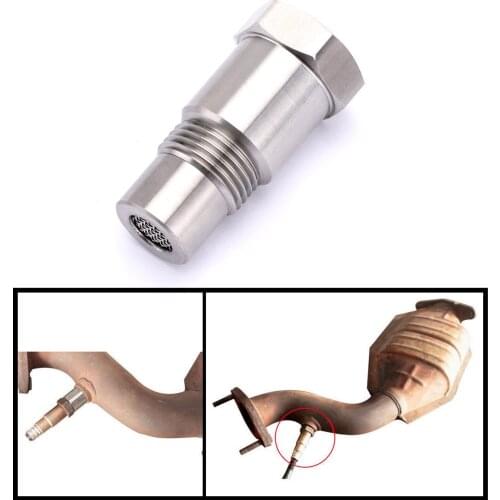 Artudatech M18*1.5 O2 Sensor CEL Check Engine Light Spacer With Catalytic Converter
