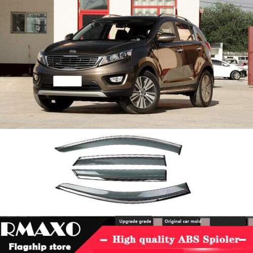 For Kia Sportage 2011-2017 Plastic Window Visor Vent Shades Sun Rain Deflector Guard For Honda Civic 4PCS/SET