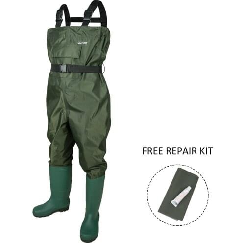 Goture Kid Waterproof Fishing Waders Fishing Pants For Kids Age From 3-9 Years Old Fishing Suit