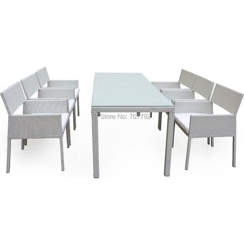 Hot sale SGD-13012B rattan synthetic garden table and chairs