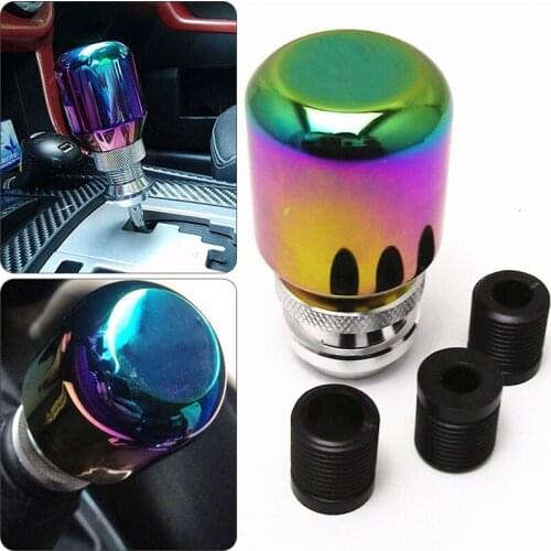JX-LCLYL Colorful Adjustable Boot Manual Stick Shifter Lever Gear Shift Knob Cover