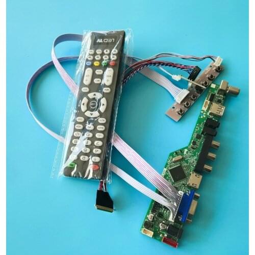 Kit for LP156WH2(TL)(QB) LCD LED USB HDMI Panel Screen Controller driver board VGA remote TV AV 1366X768 15.6" 40pin LVDS
